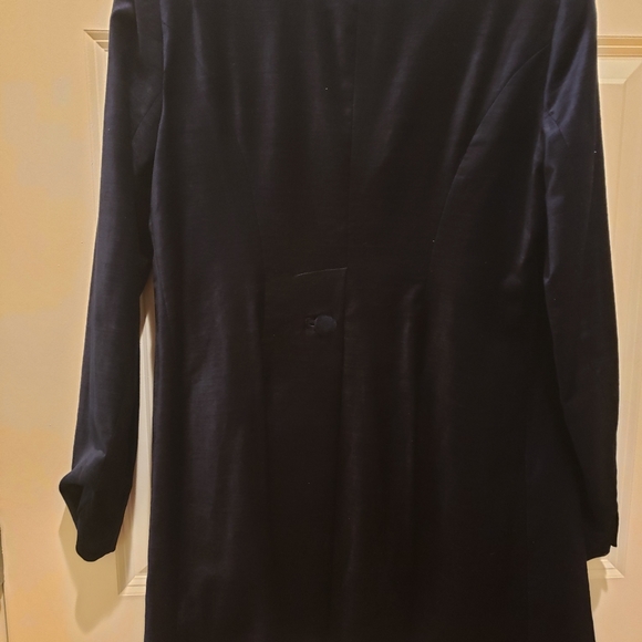 NWOT Cabi #3489 Entrance Coat Midnight Blue Velvet sz S - Picture 4 of 4